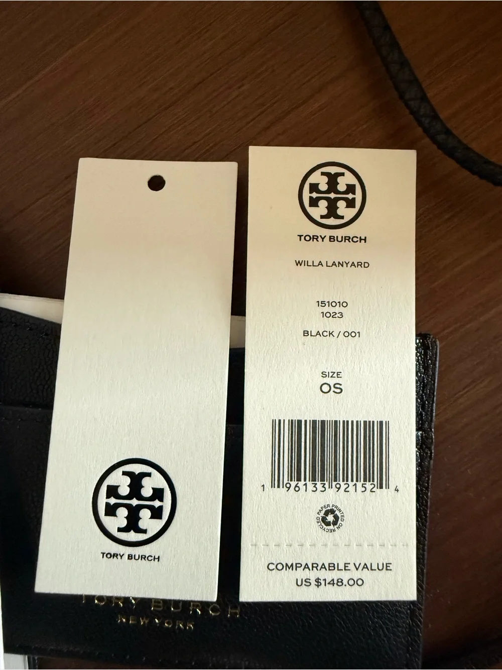 Tory Burch Willa Lanyard Card Case Holder